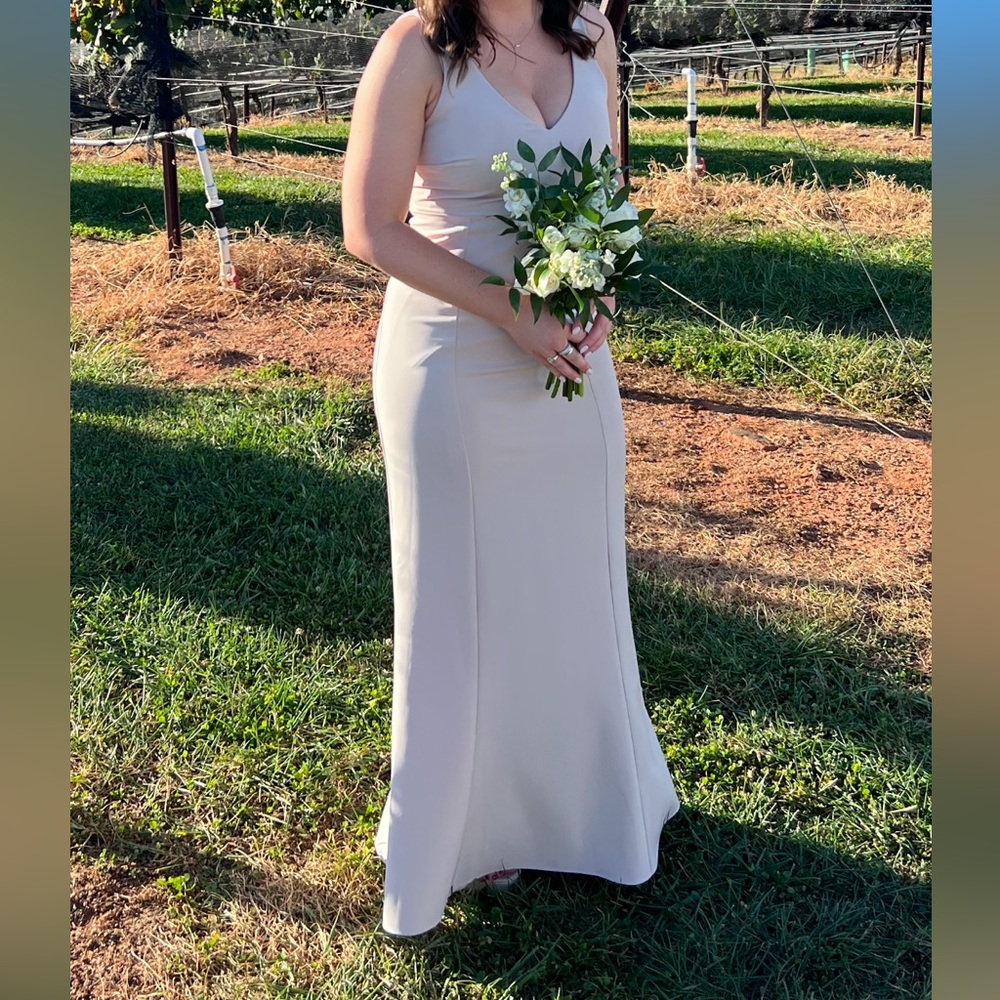Show Me Your Mumu Morgan Gown - Show Me the Ring Stretch Crepe
